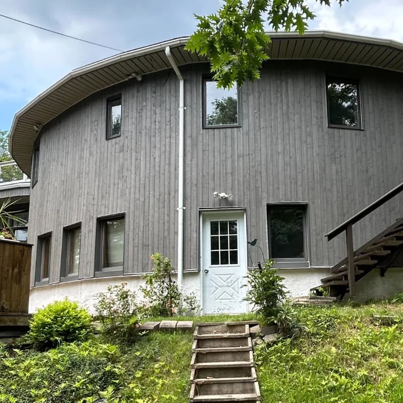 Vue d'ensemble — maison Bromont après transformation
