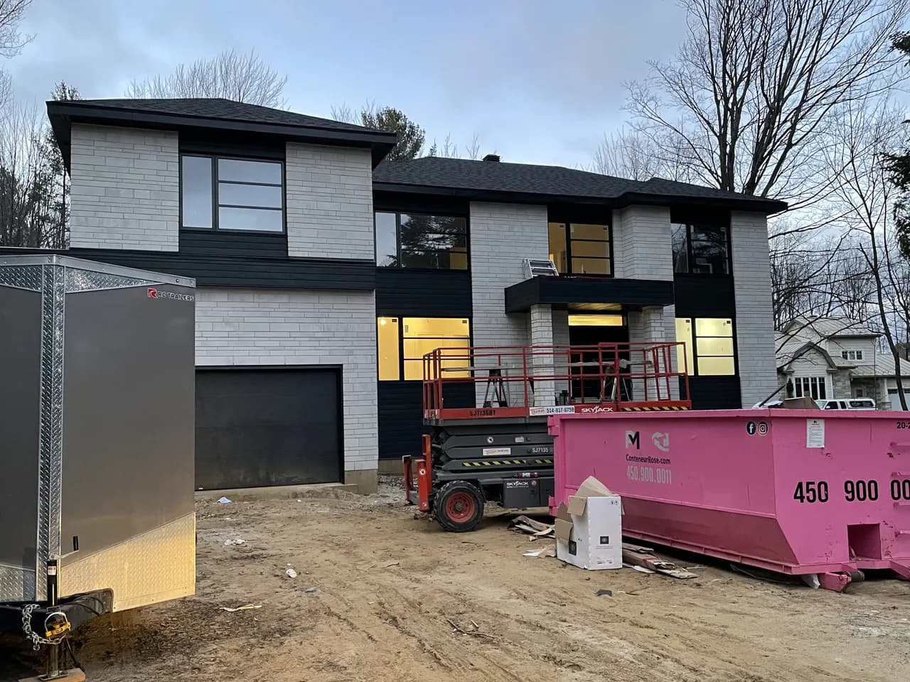 Board'n'batten — Aluminium installé par EJA