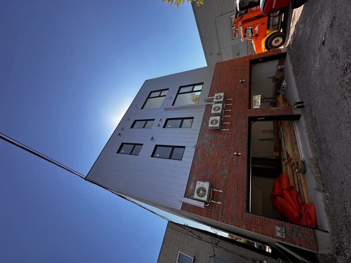 Chantier commercial Lachine — phase isolation
